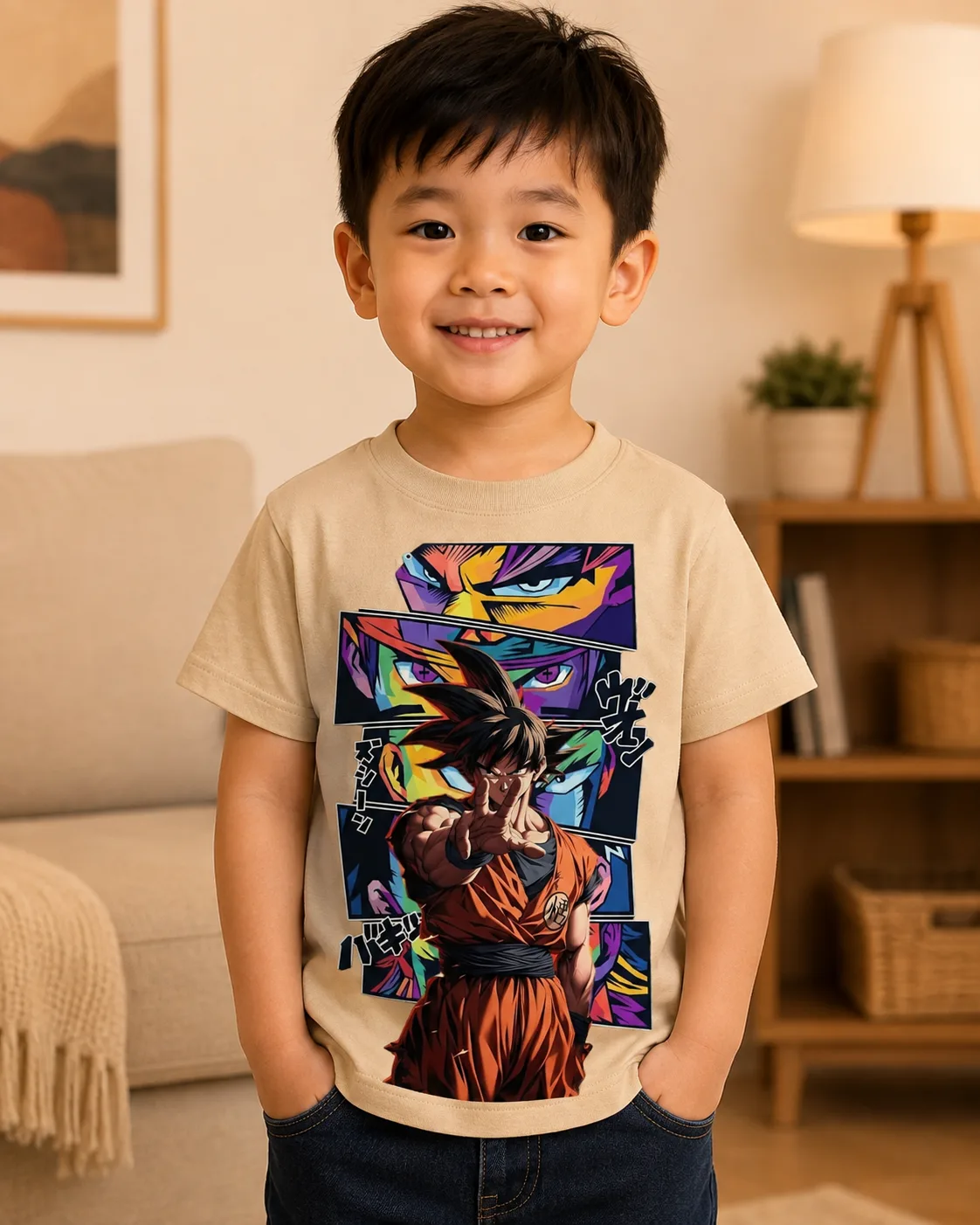 Camiseta Infantil Energía Anime